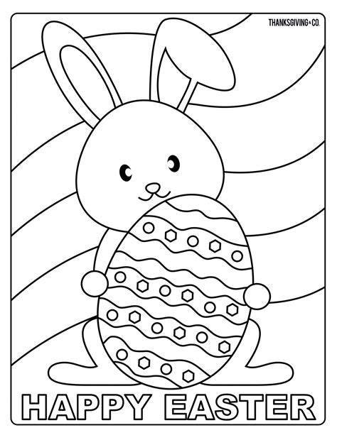 easter coloring pages preschool